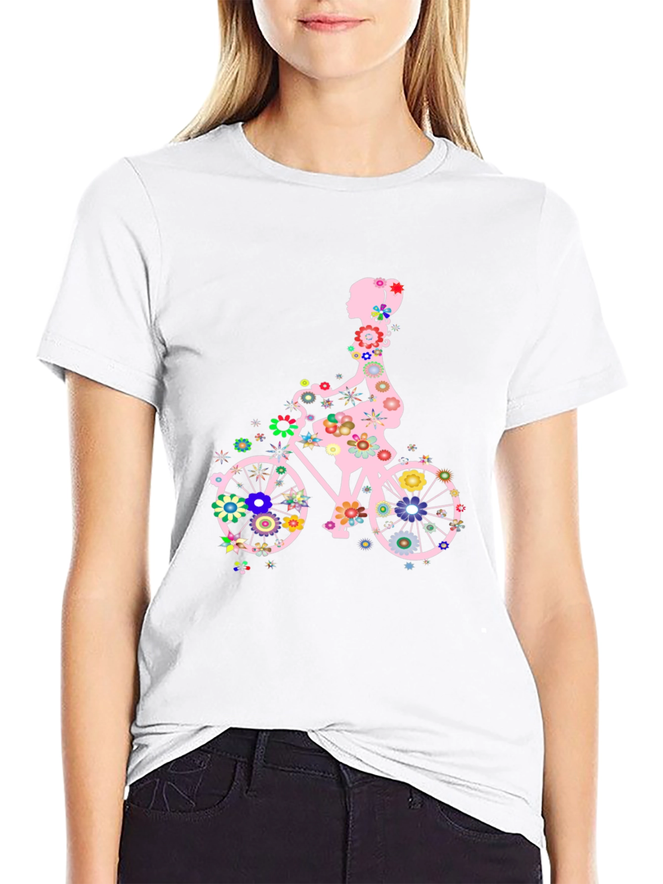 Floral Bicycle T-Shirt