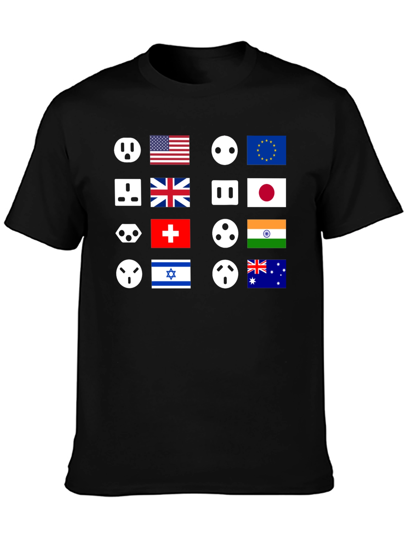 International Outlet T-Shirt - Country Flags