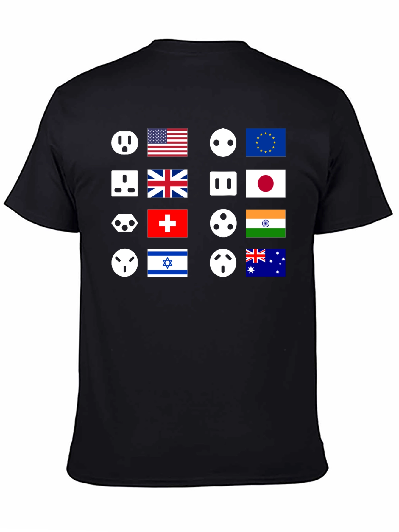 International Outlet T-Shirt - Country Flags