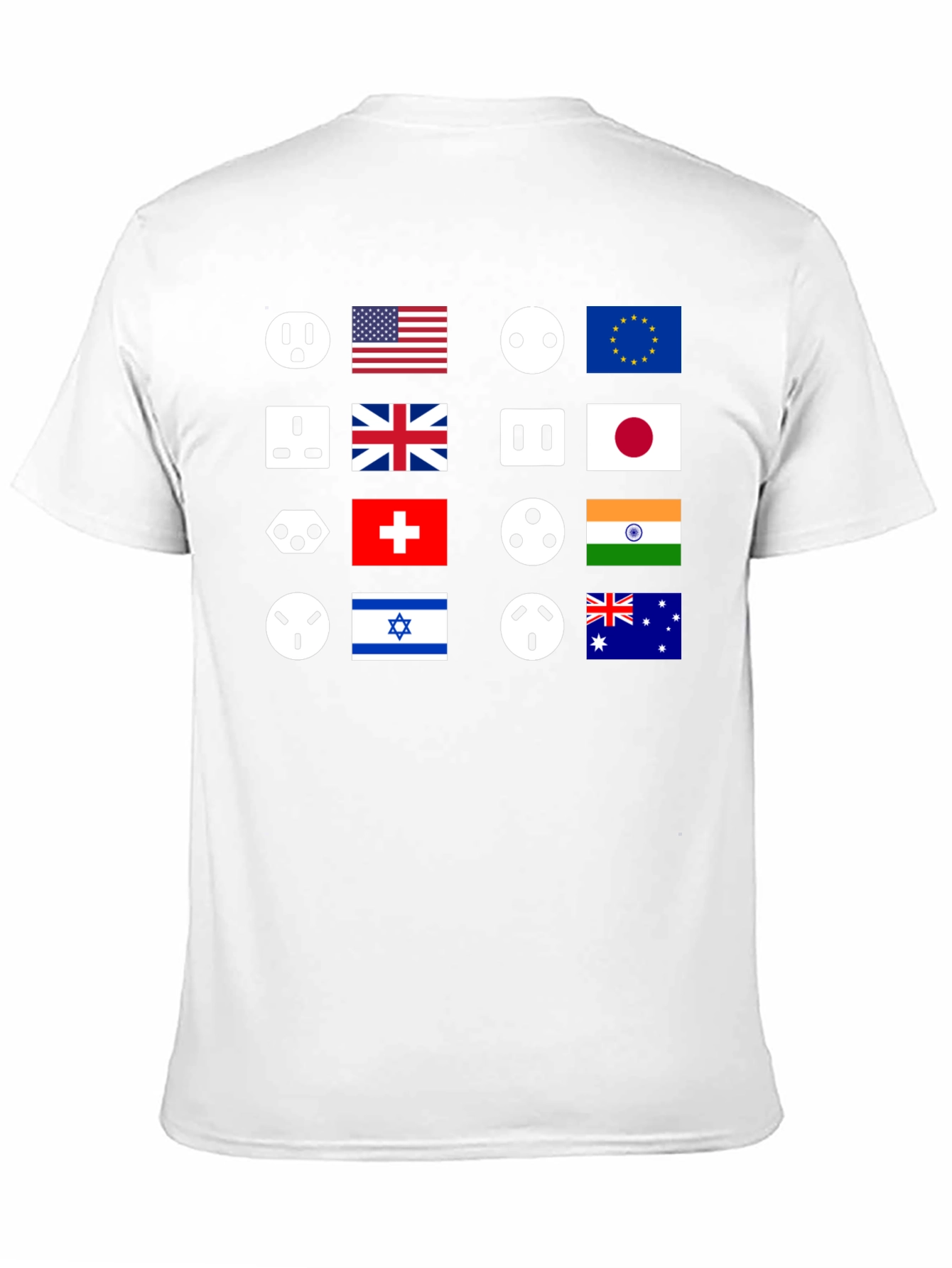 International Outlet T-Shirt - Country Flags