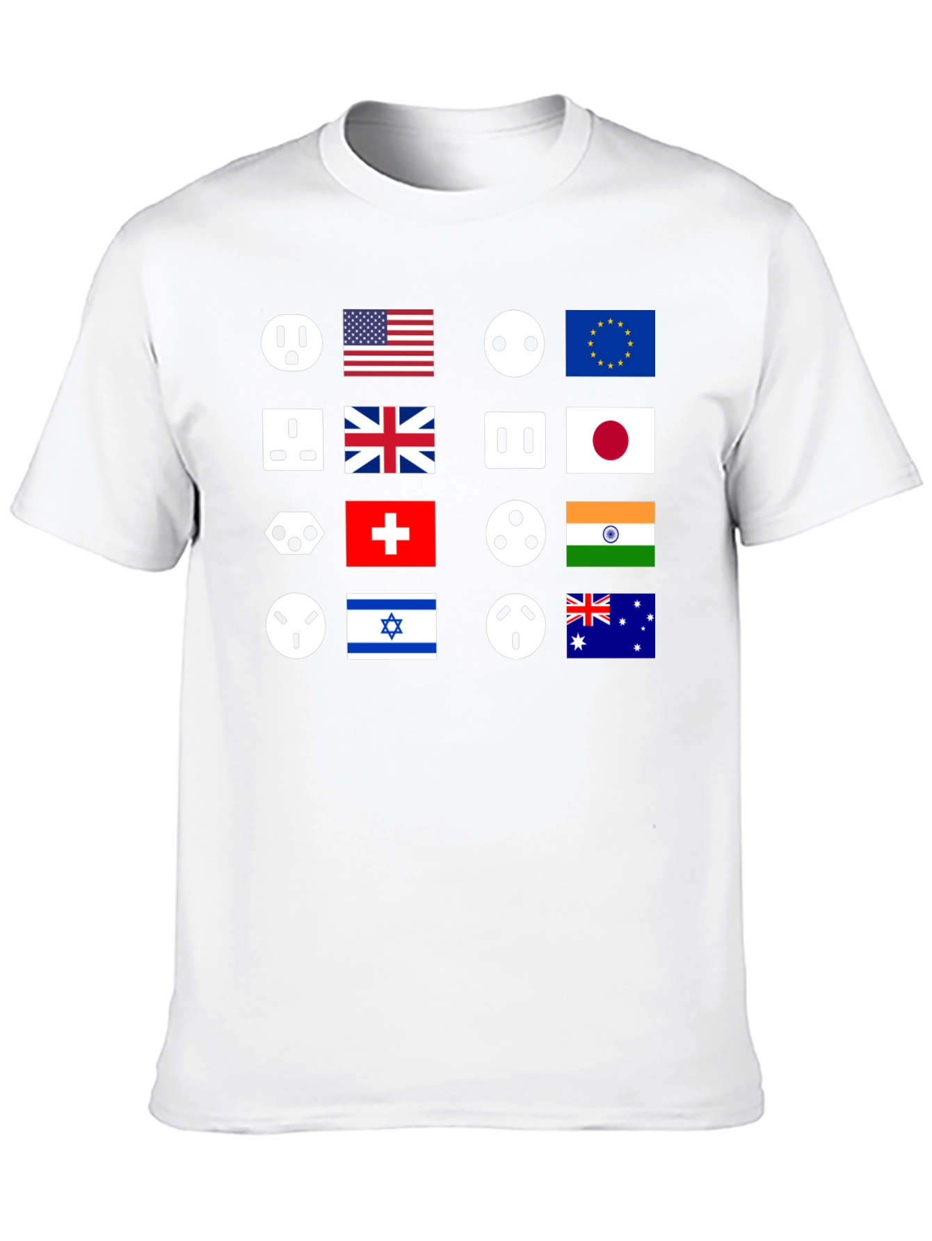 International Outlet T-Shirt - Country Flags