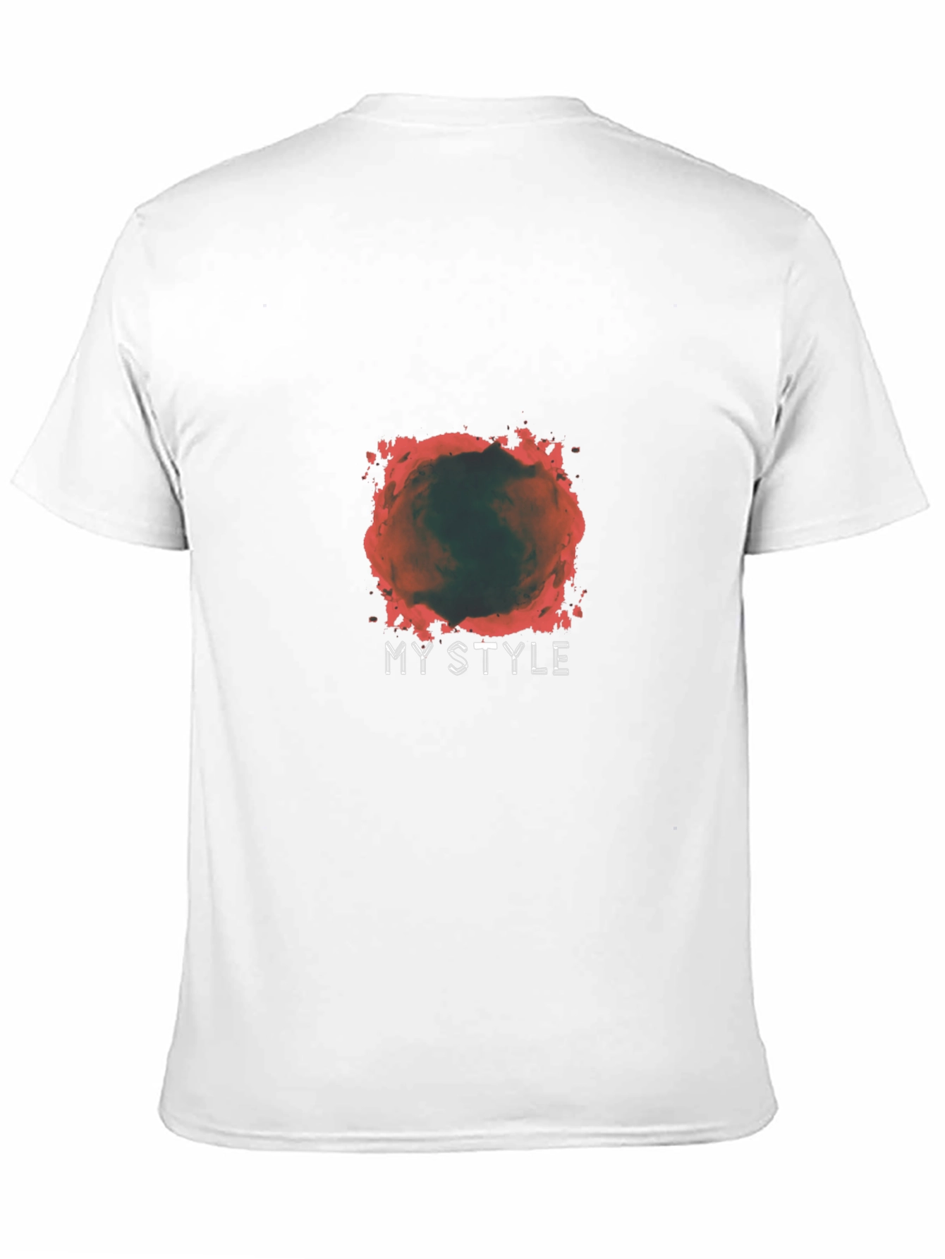 Mens My Style Graphic Black T-Shirt