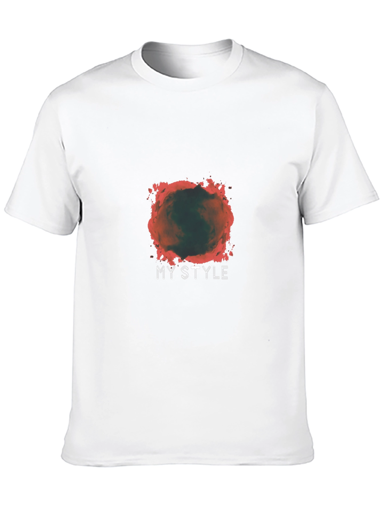 Mens My Style Graphic Black T-Shirt