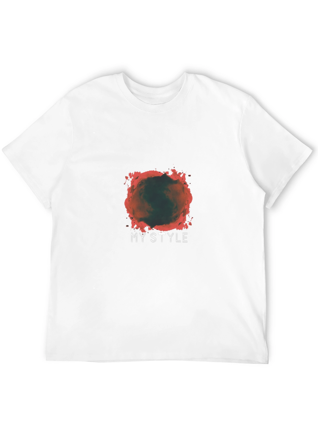 Mens My Style Graphic Black T-Shirt
