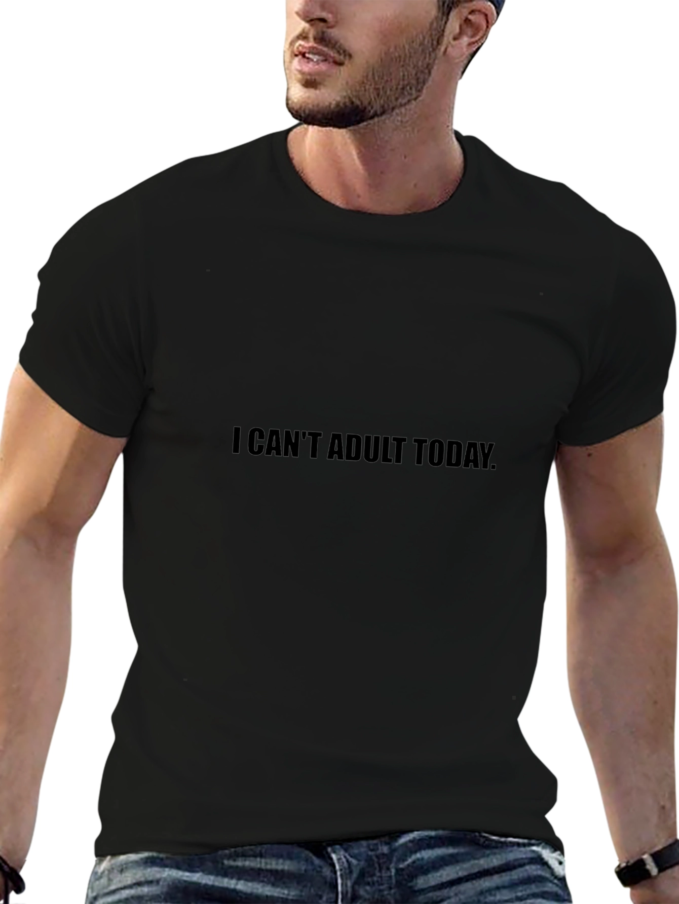 I Cant Adult Today Graphic Tee - Relaxed Fit