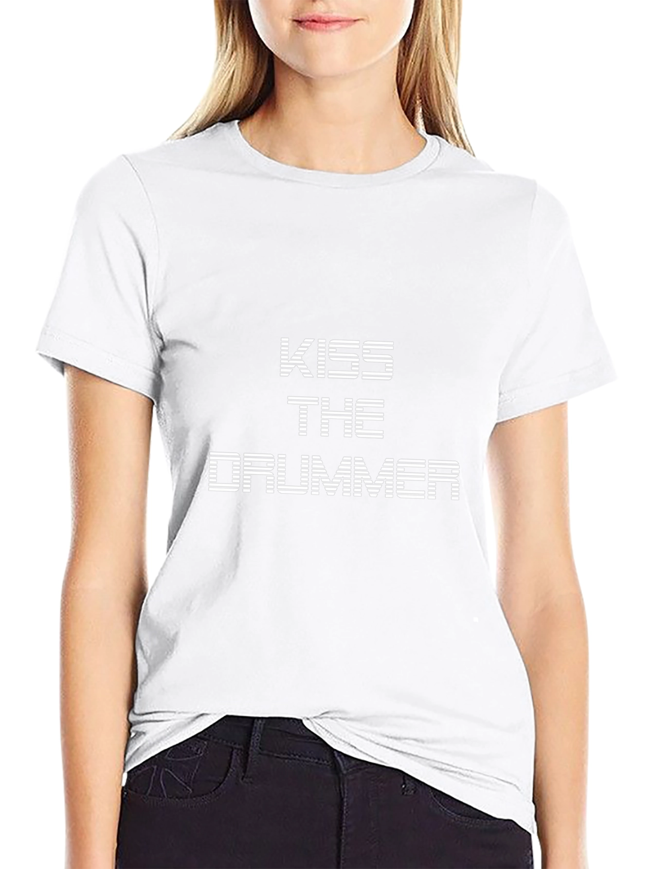 Kiss the Drummer Black T-Shirt