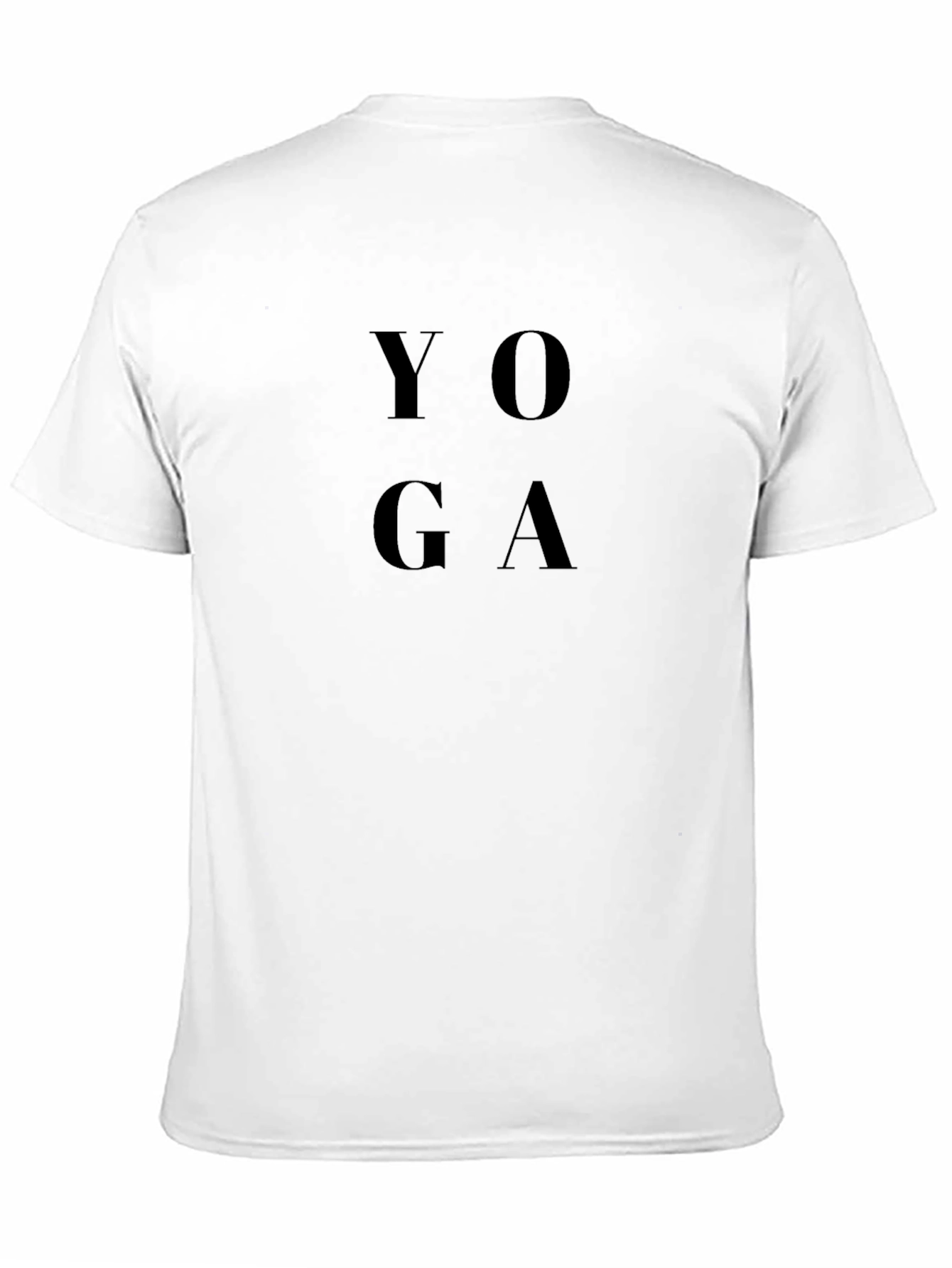 Yoga T-Shirt - Black Short Sleeve Unisex