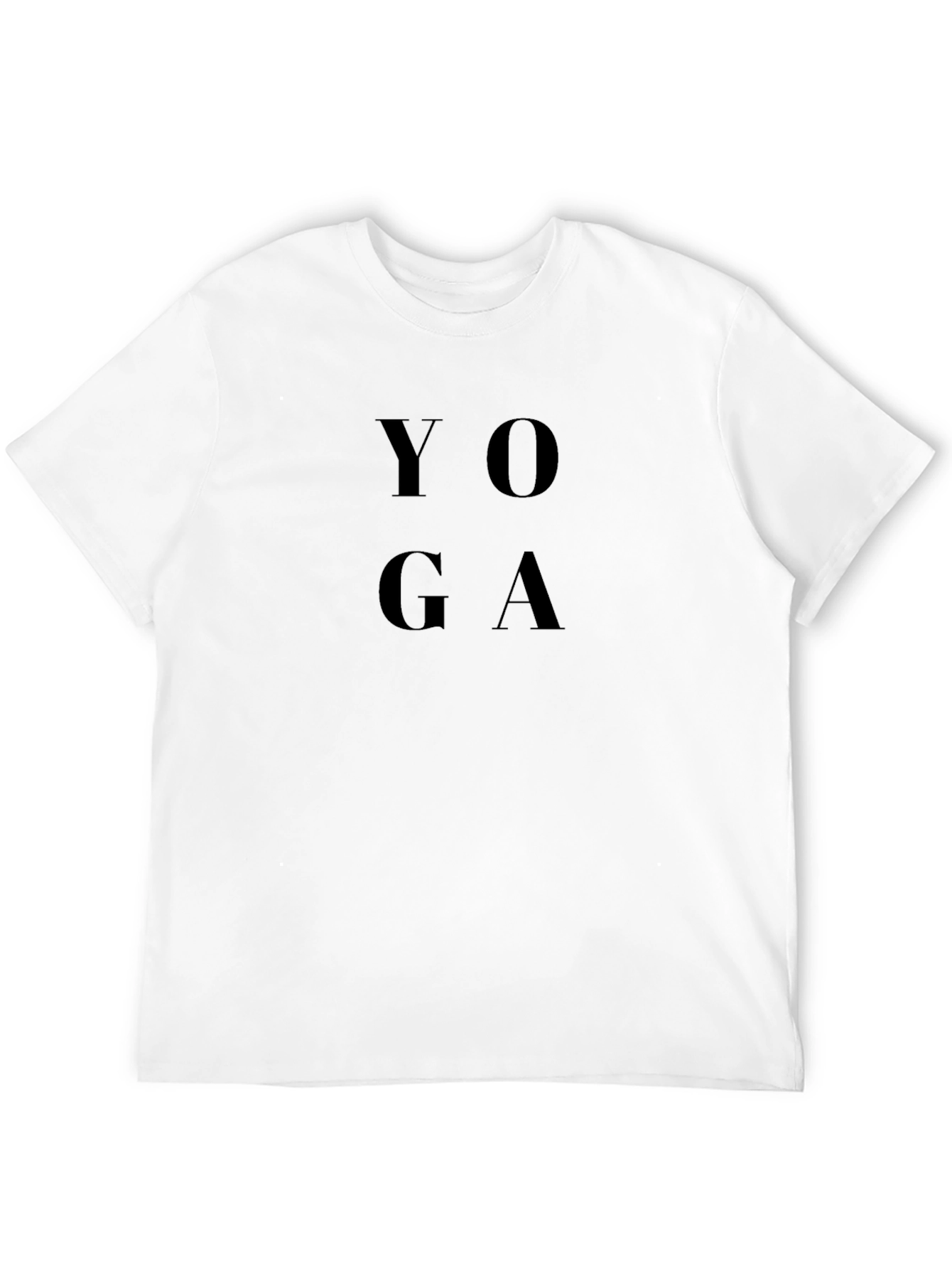 Yoga T-Shirt - Black Short Sleeve Unisex