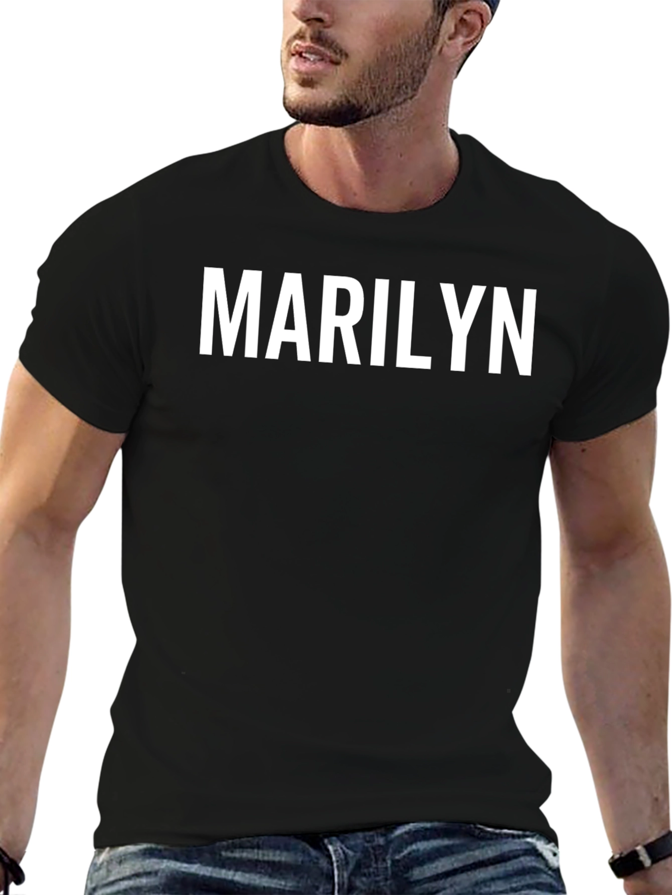 Marilyn Graphic Tee - Stylish Black T-Shirt