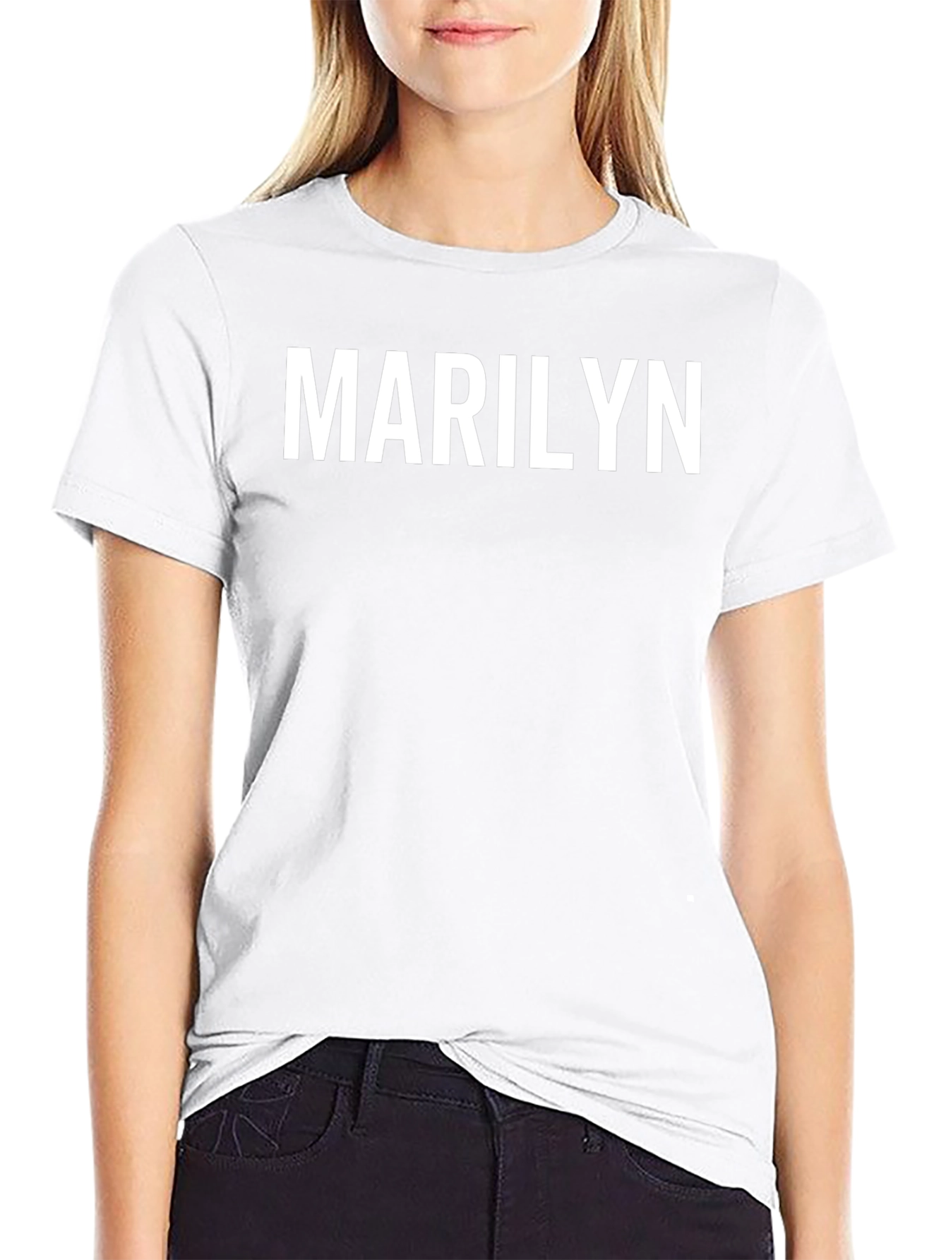 Marilyn Graphic Tee - Stylish Black T-Shirt