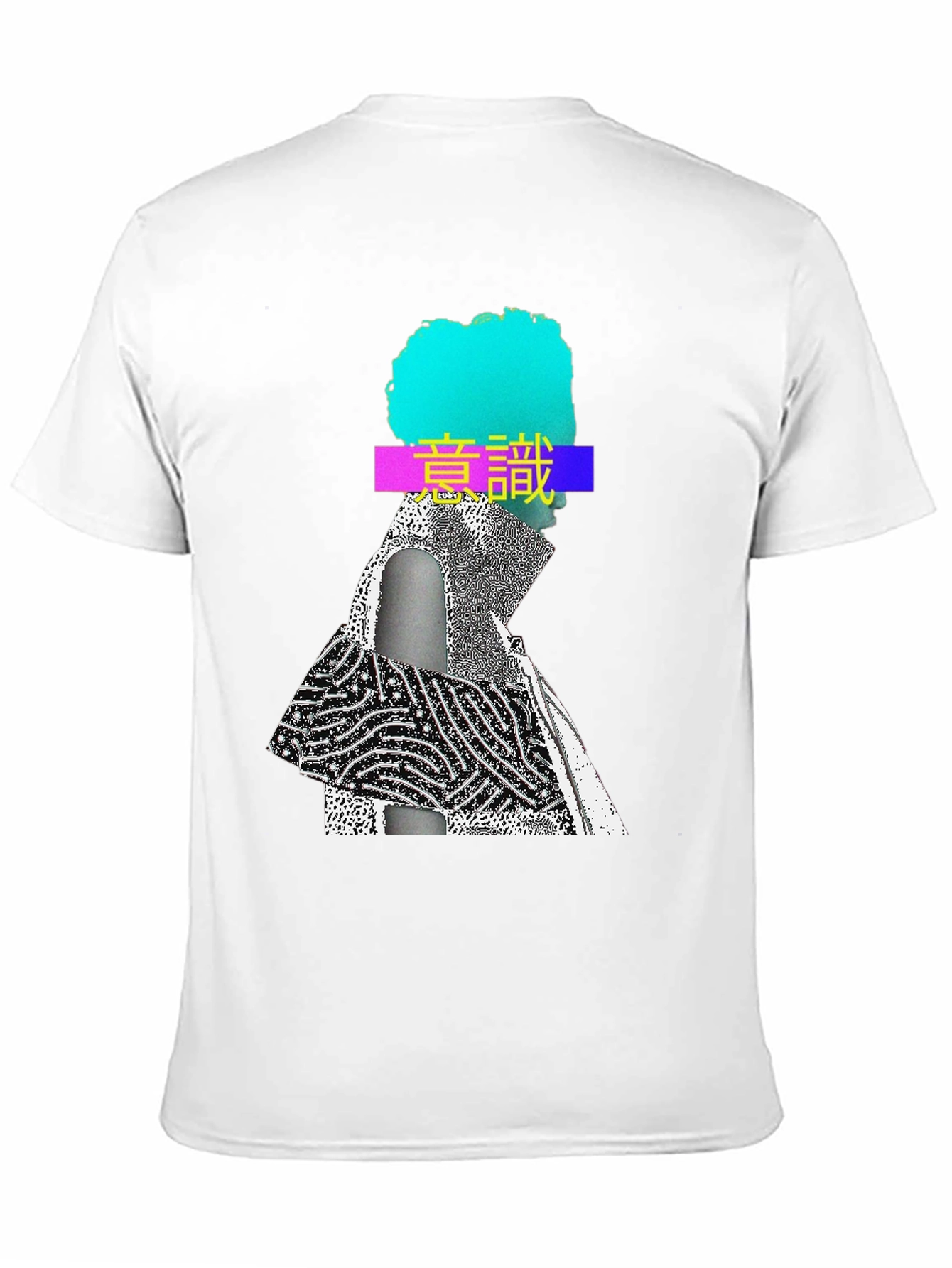 Abstract Graphic Print Crew Neck T-Shirt