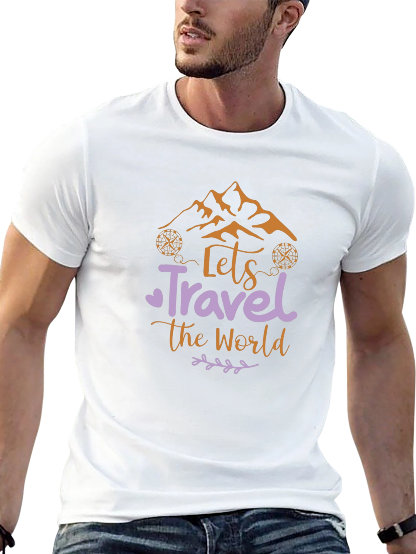 Lets Travel the World Graphic Tee
