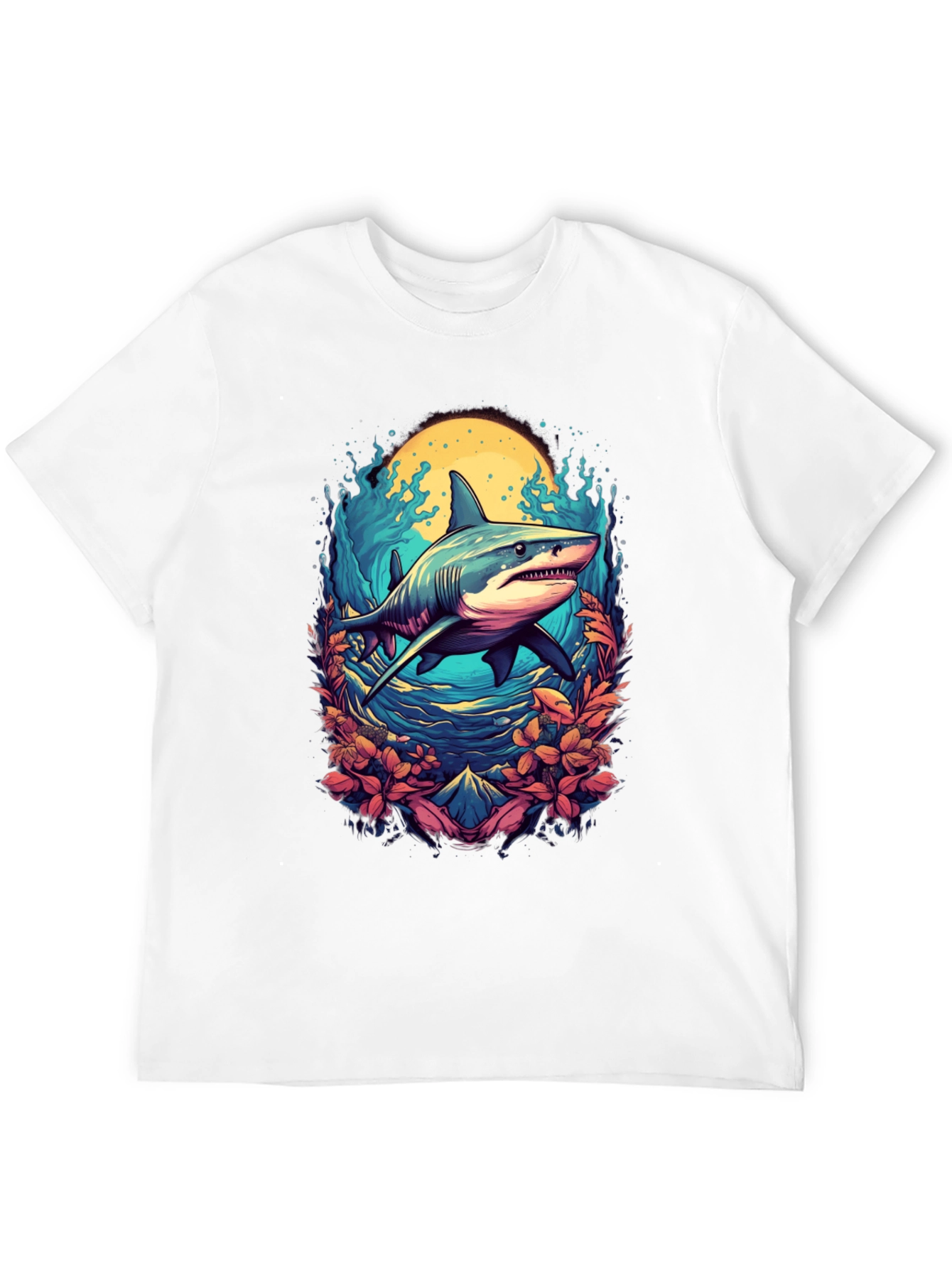 Shark Graphic Tee - Ocean Life Design