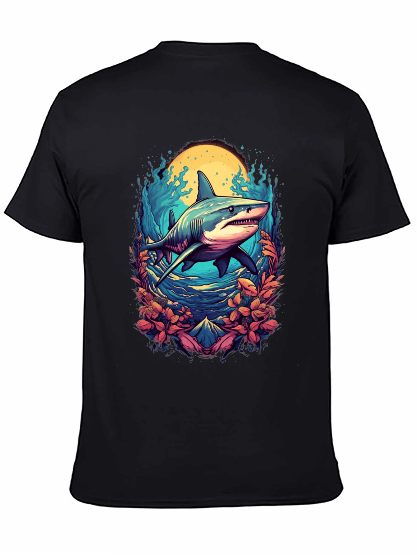 Shark Graphic Tee - Ocean Life Design