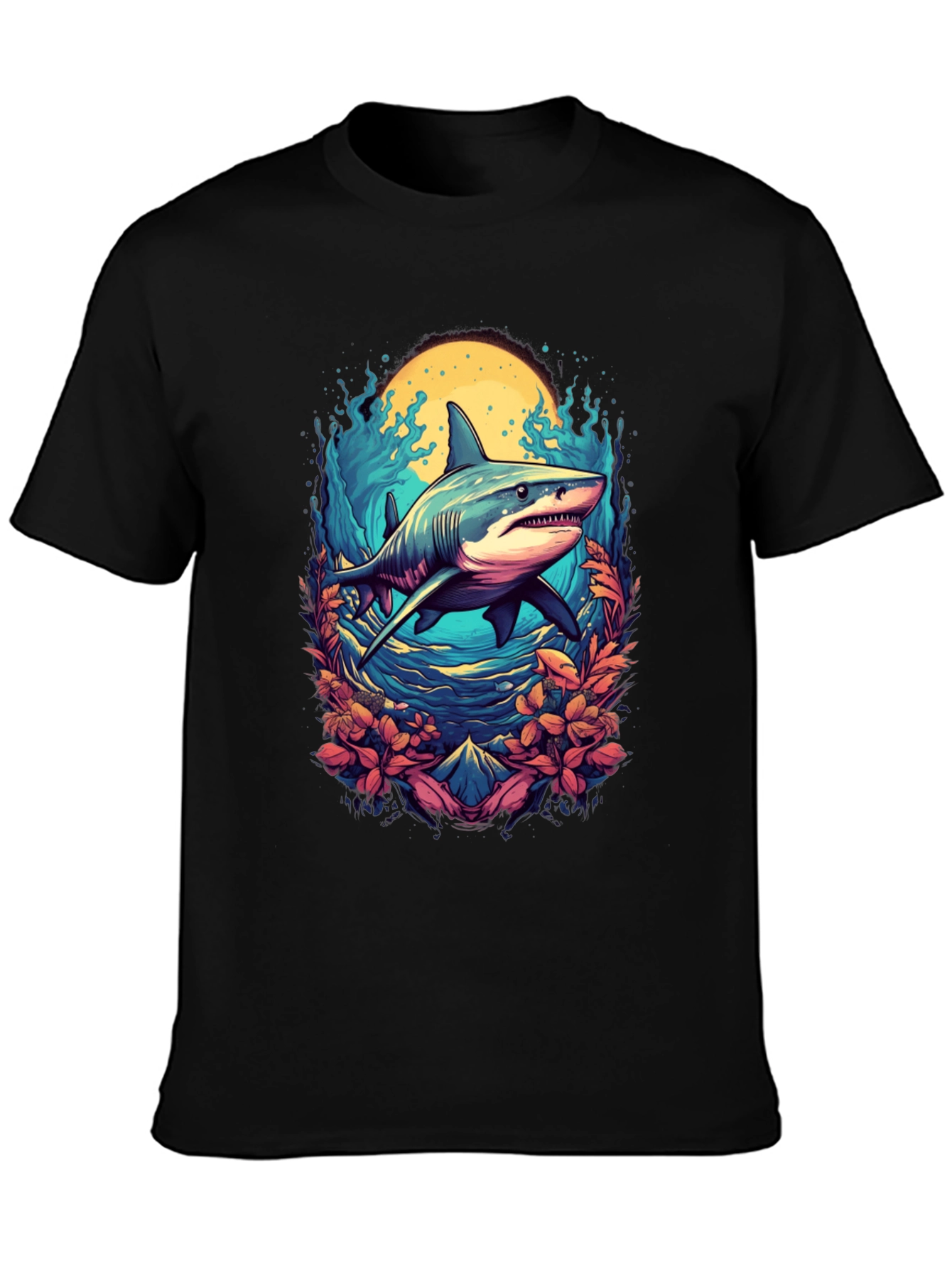 Shark Graphic Tee - Ocean Life Design
