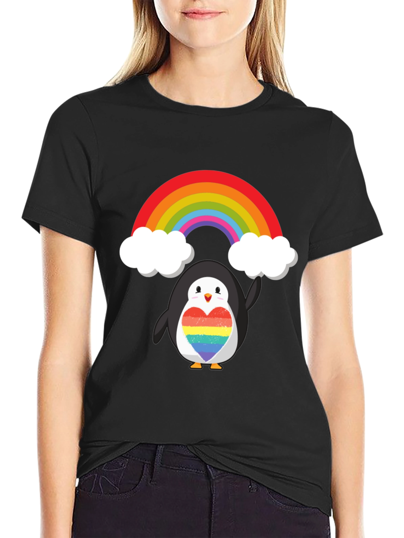 Rainbow Penguin Pride T-Shirt