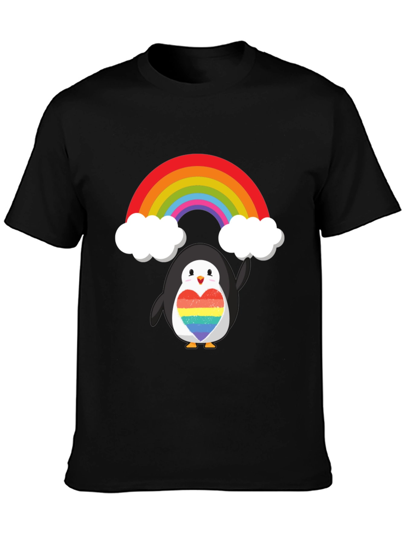 Rainbow Penguin Pride T-Shirt