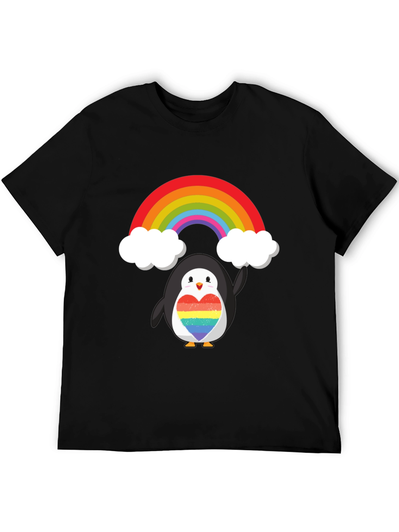 Rainbow Penguin Pride T-Shirt