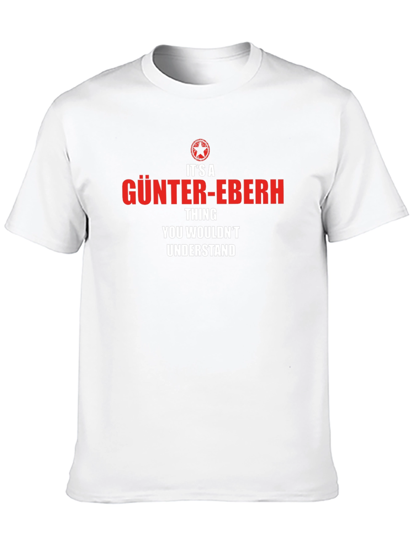 GÜNTER-EBERH Thing Black T-Shirt