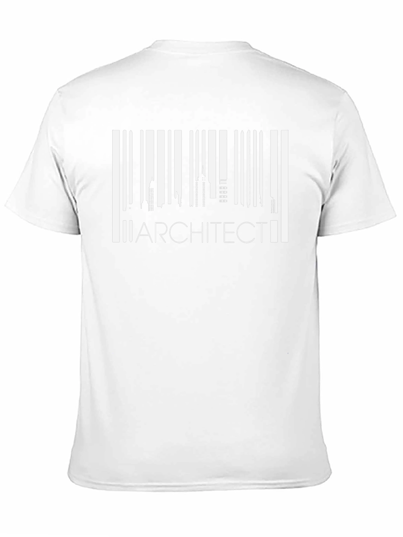 Architect Barcode Black T-Shirt - Urban Style