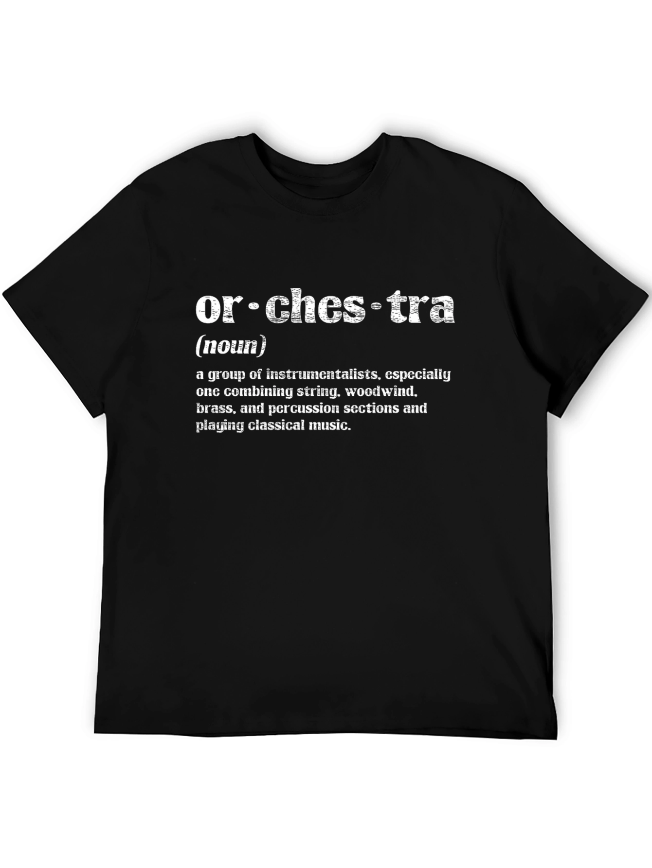 Orchestra Definition Graphic Tee - Music Lover T-Shirt