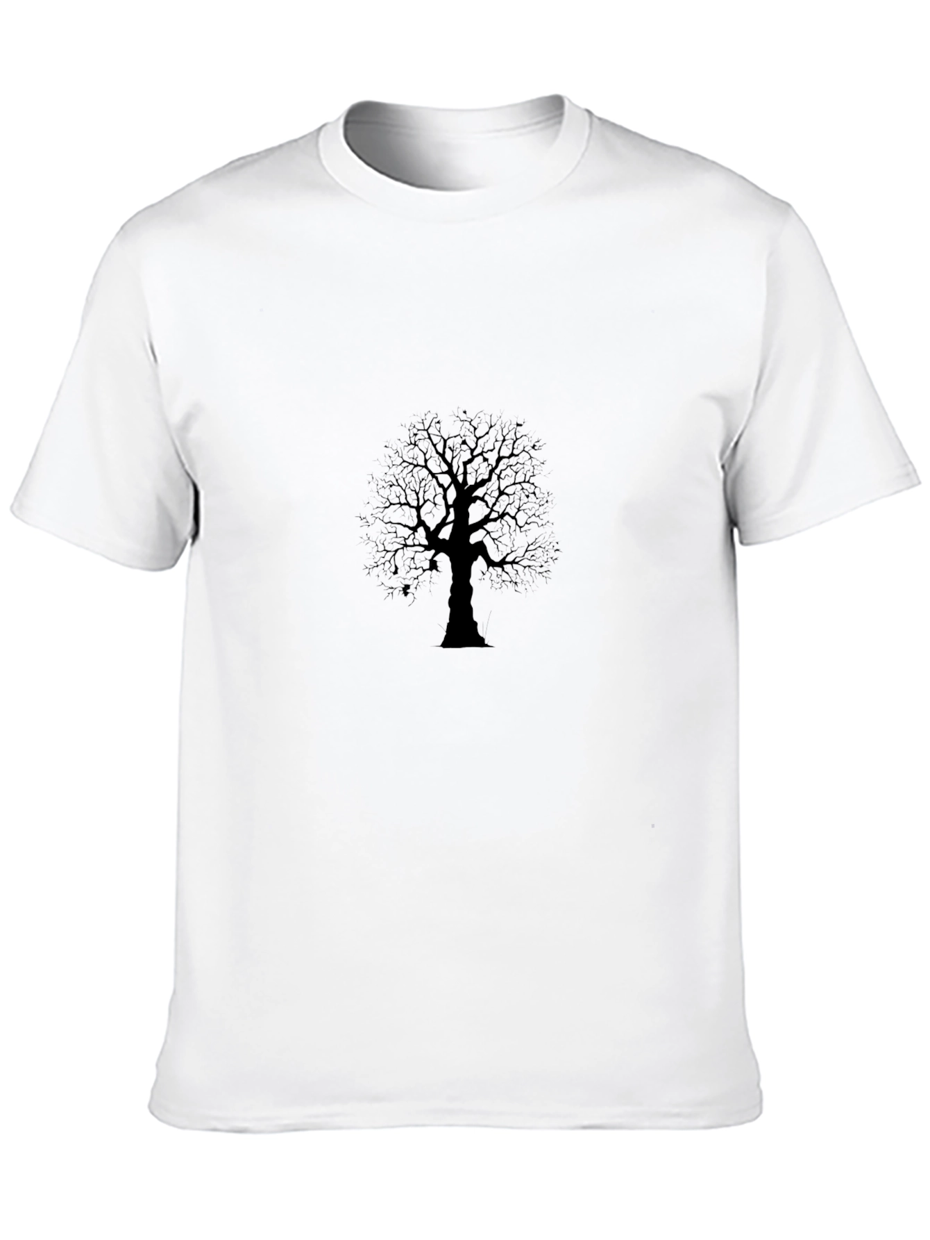 Mens Black Tree Graphic Tee