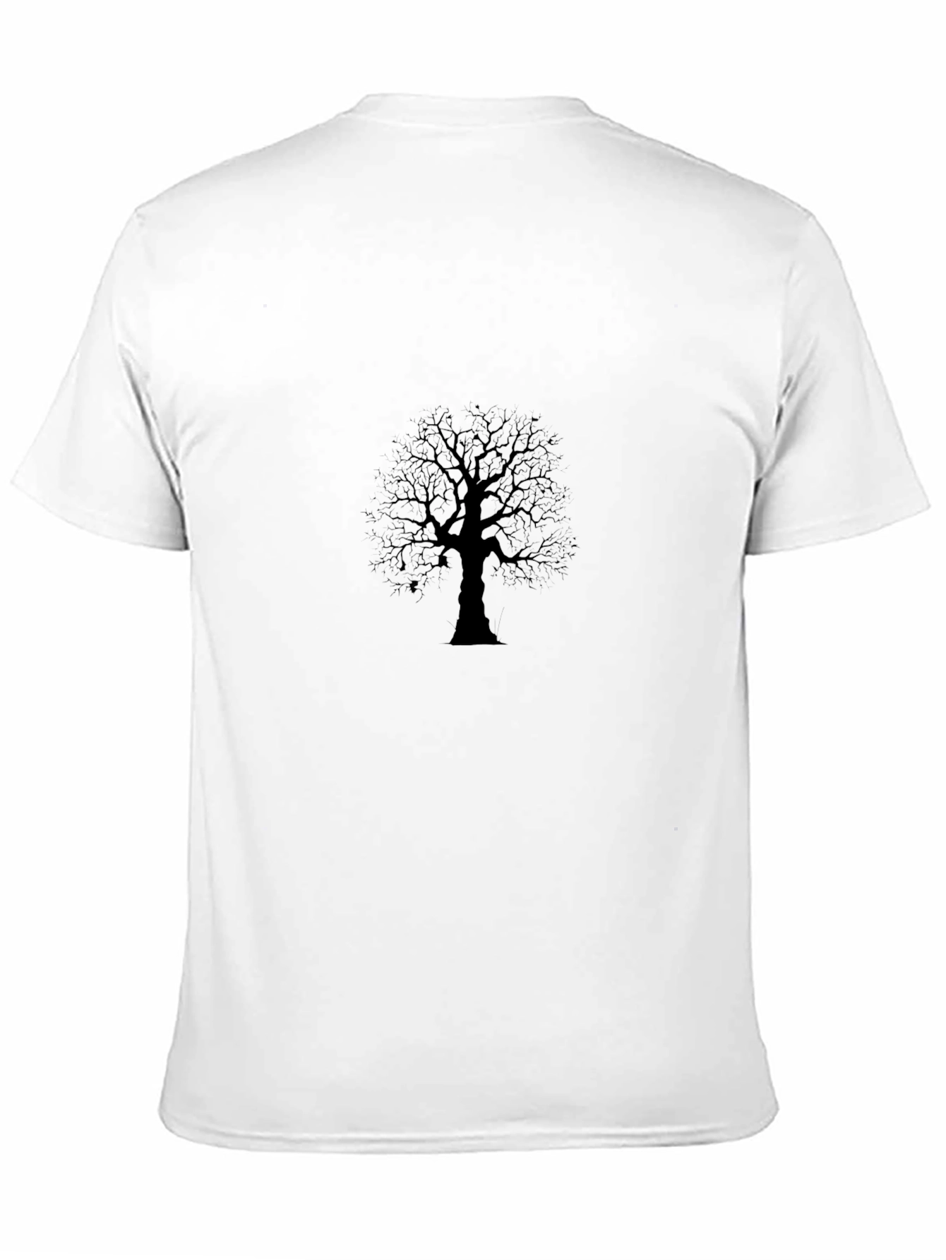 Mens Black Tree Graphic Tee