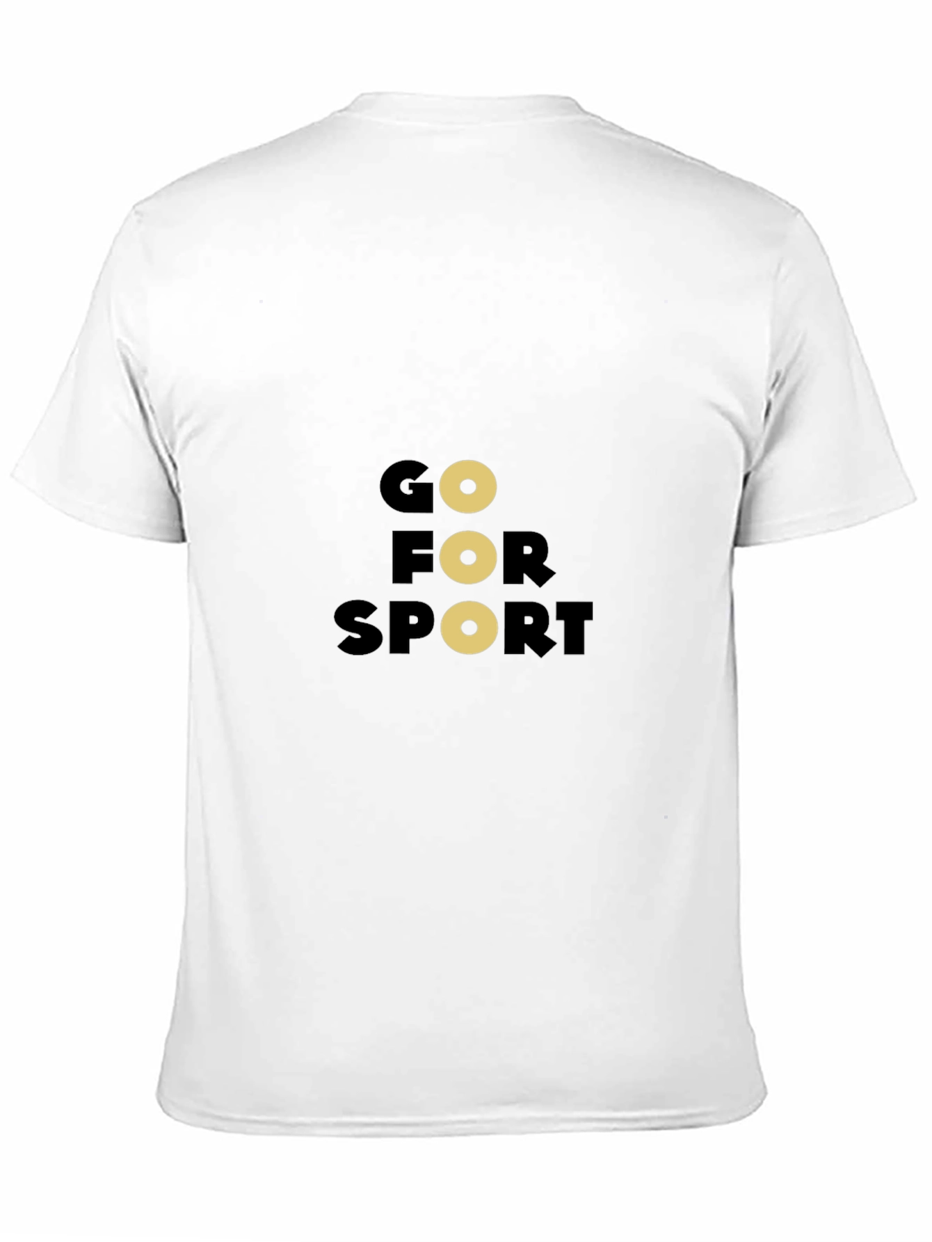 Go For Sport Black Graphic Tee