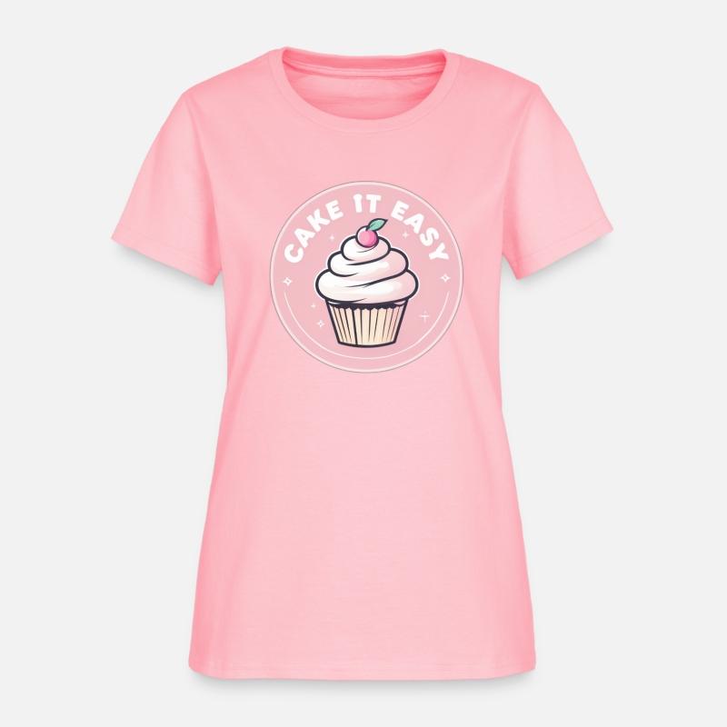 Cake It Easy – Cute Bakery & Cupcake Lover T-Shirt