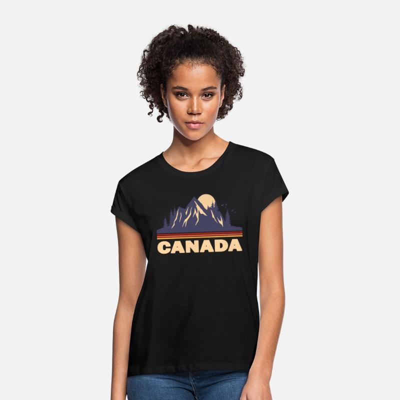Canada mountains retro