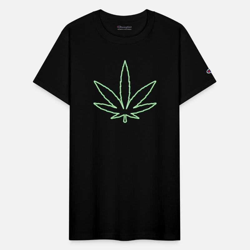 Cannabisleaf neon