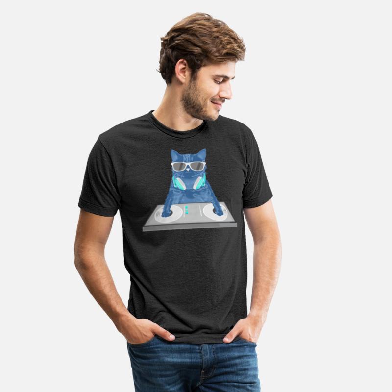 Cat Disc Jockey Kitty DJ Graphic Funny