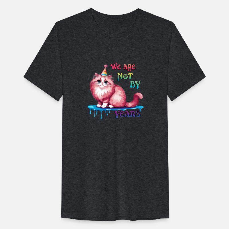Cat : We Age Not by Years: A Timeless Quote Design
