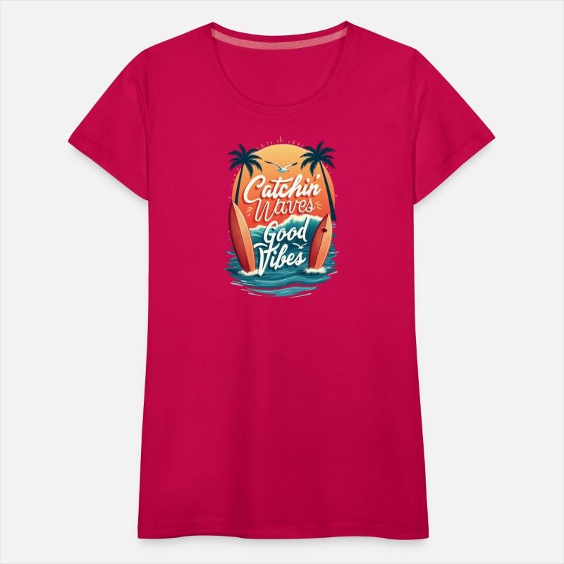 Catchin' Waves Surf Tee