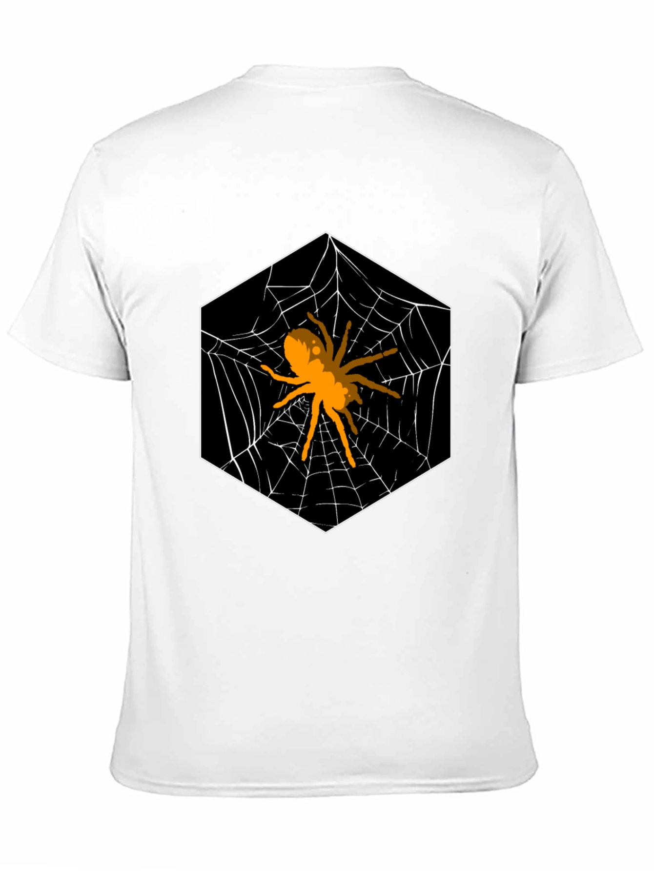 Spider Web Hexagon Graphic T-Shirt