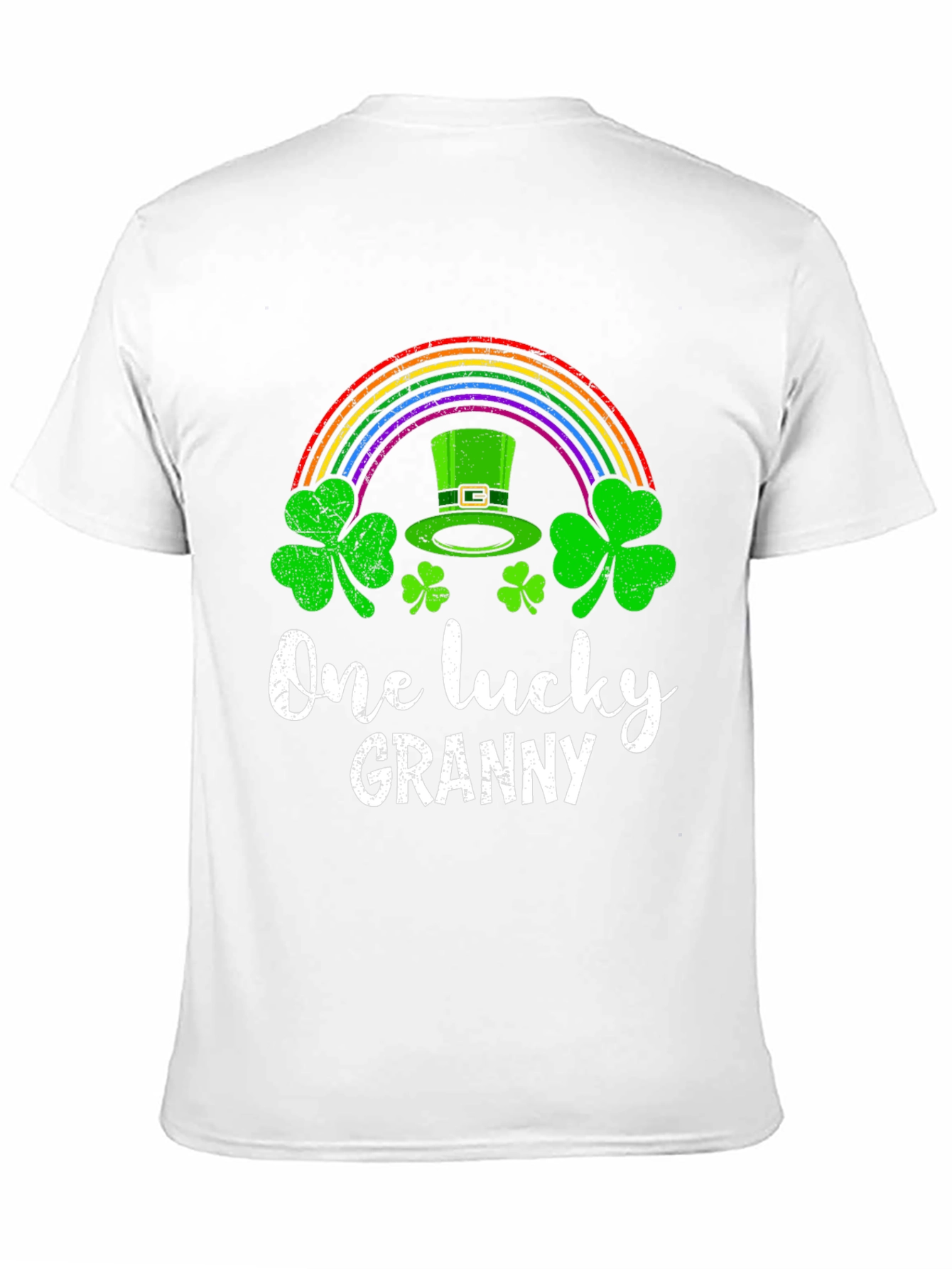 Lucky Granny T-Shirt St. Patricks Day Rainbow Shamrock