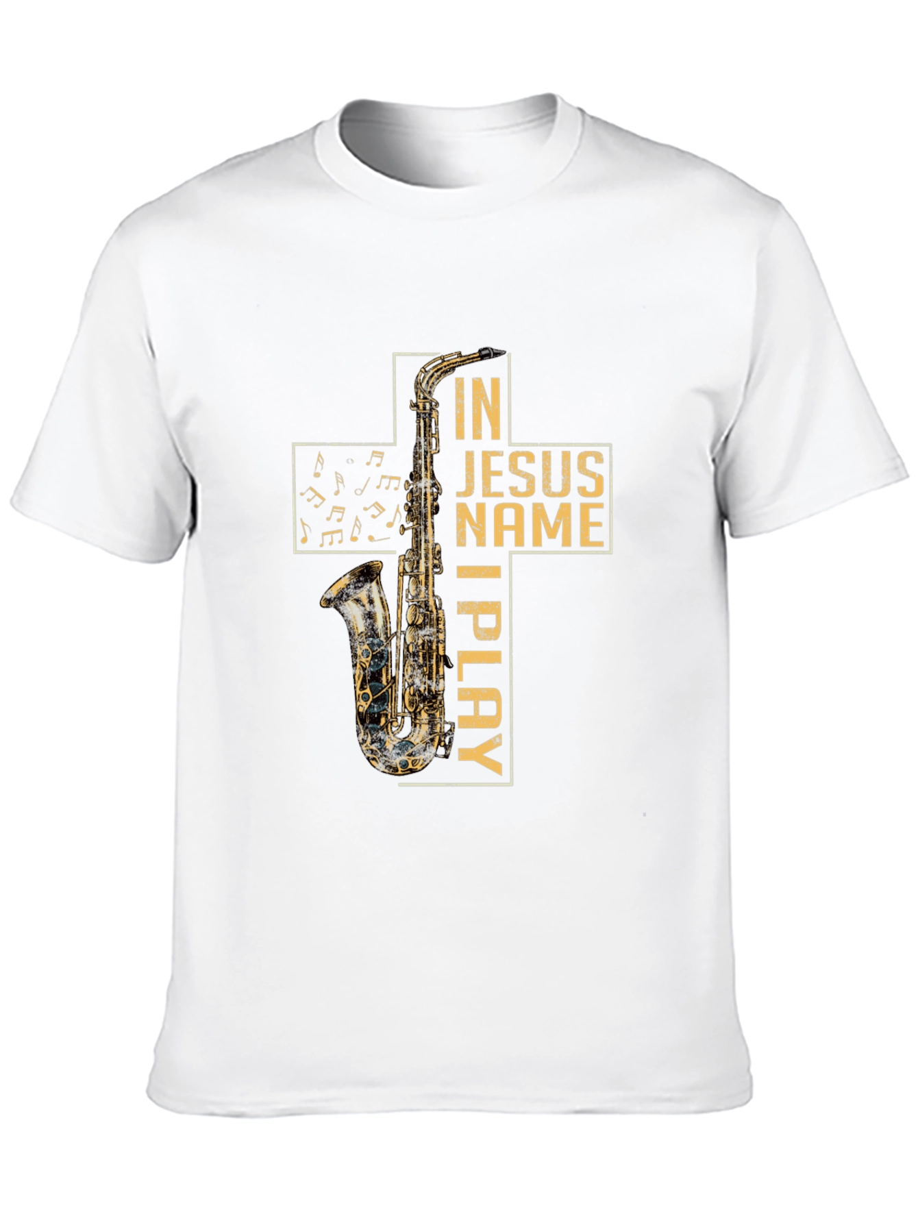 In Jesus Name I Play Saxophone T-Shirt