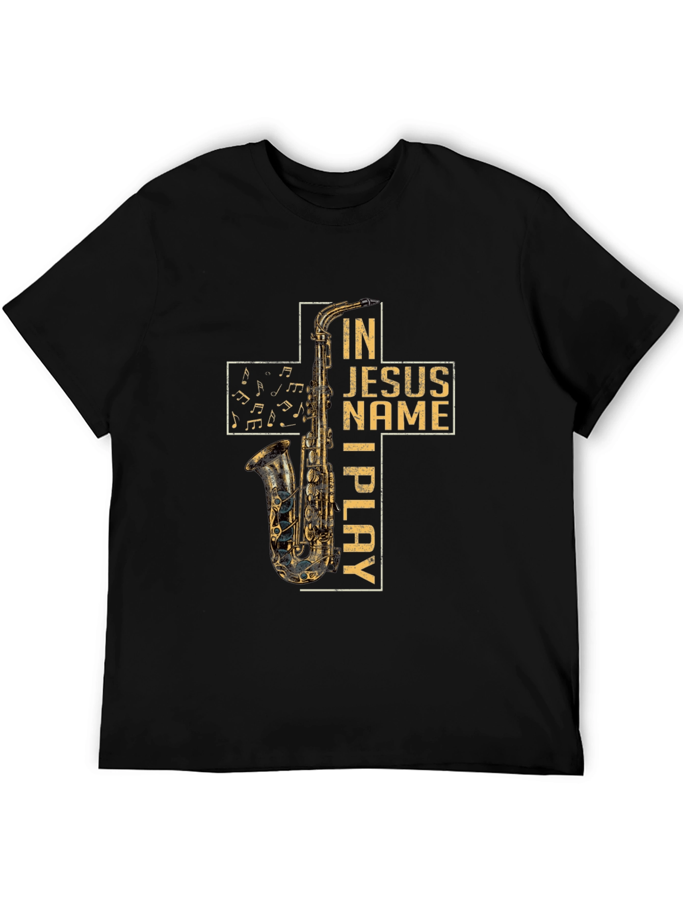 In Jesus Name I Play Saxophone T-Shirt