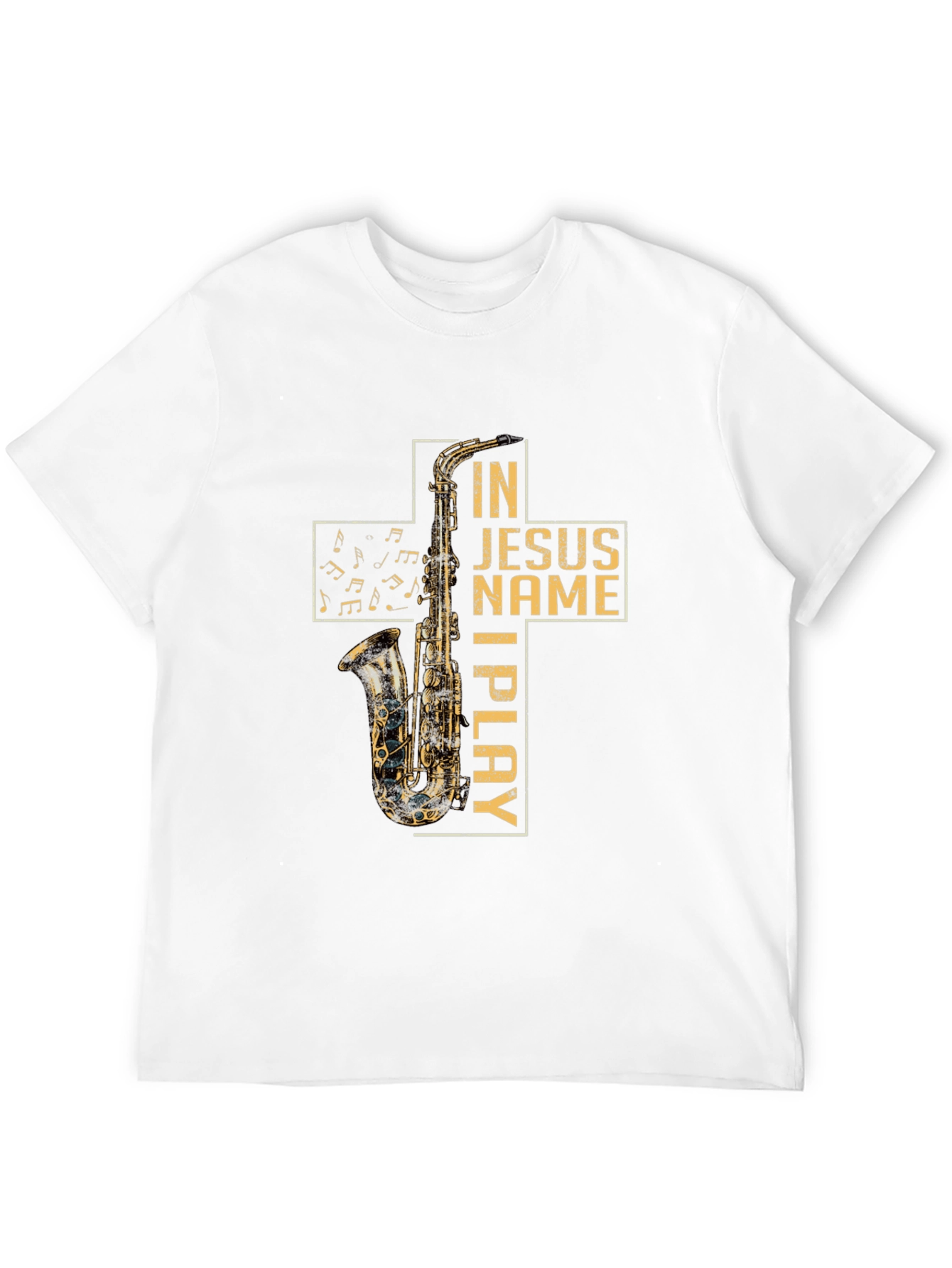In Jesus Name I Play Saxophone T-Shirt
