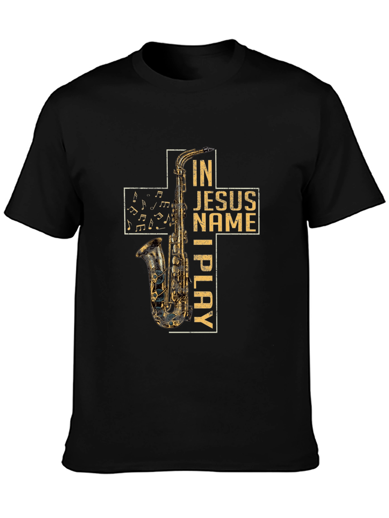 In Jesus Name I Play Saxophone T-Shirt