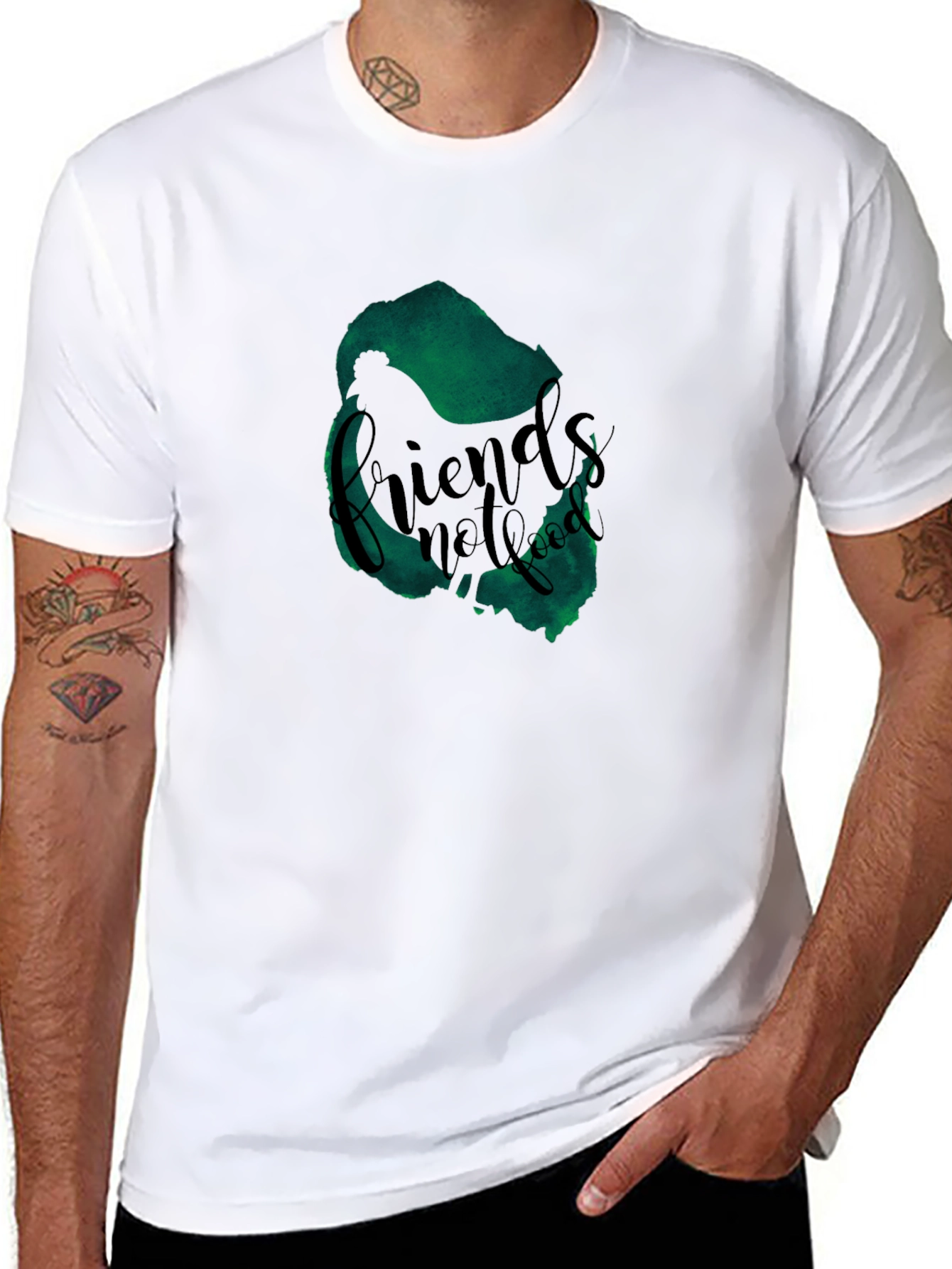 Friends Not Food Graphic Tee