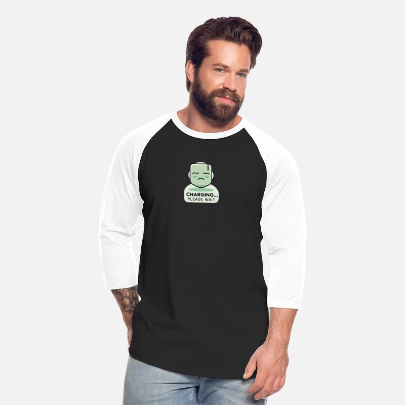 Charging… Please Wait – Funny Low Battery T-Shirt