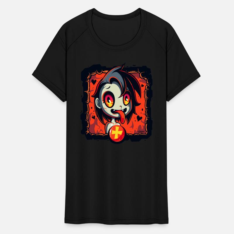 Cheeky Cartoon Girl in Hell