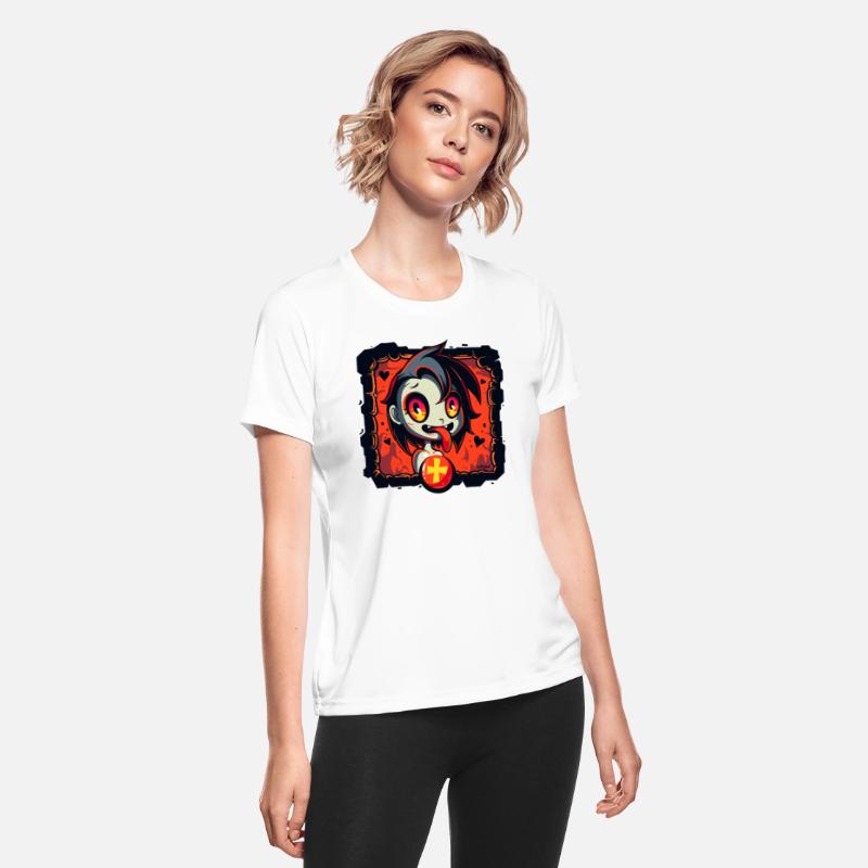 Cheeky Cartoon Girl in Hell