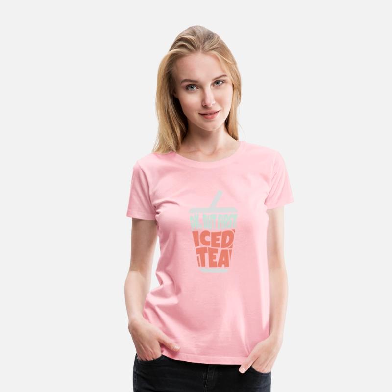 Chilled Perfection: Iced Tea Text Cup Shaped