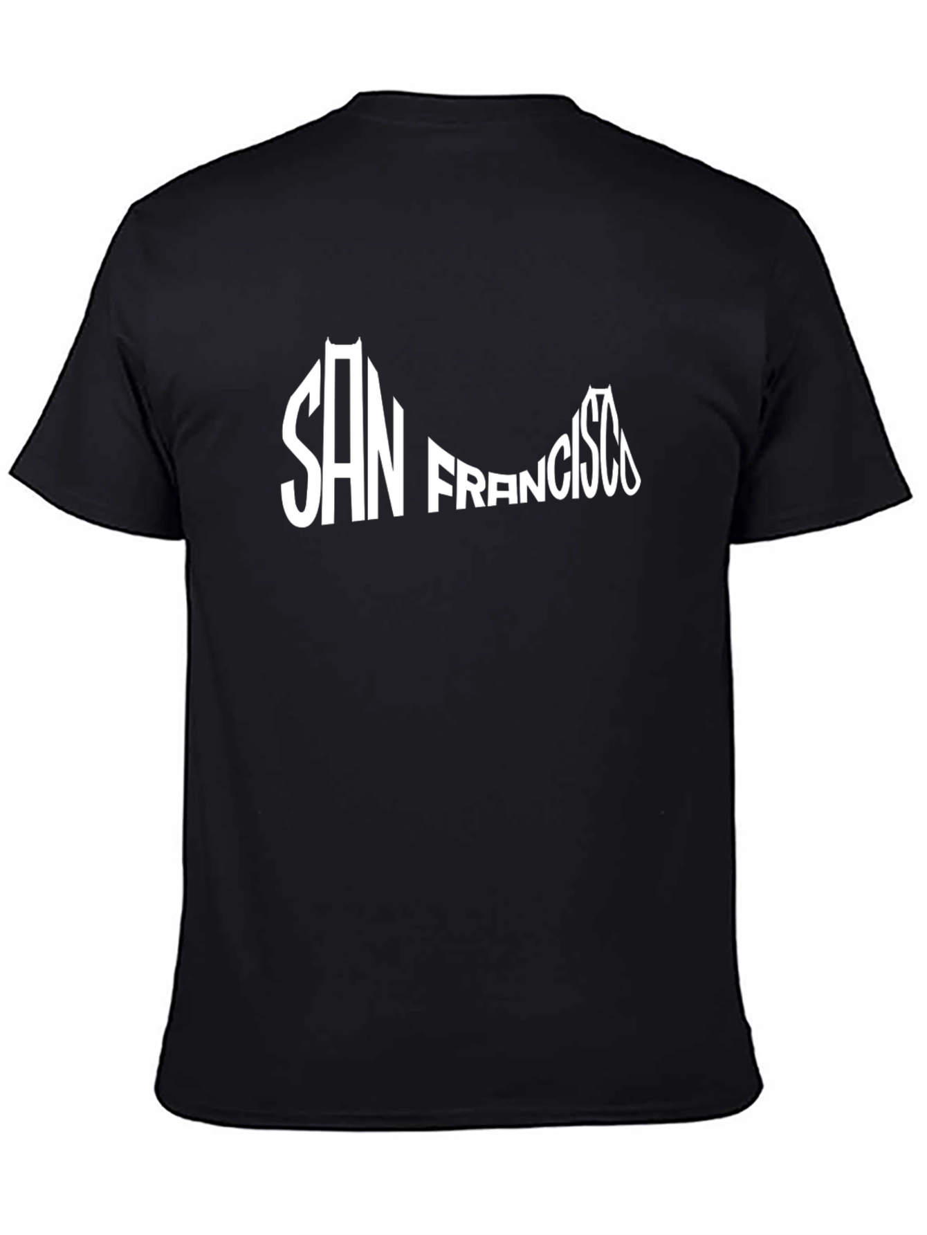 San Francisco T-Shirt - Black Graphic Print