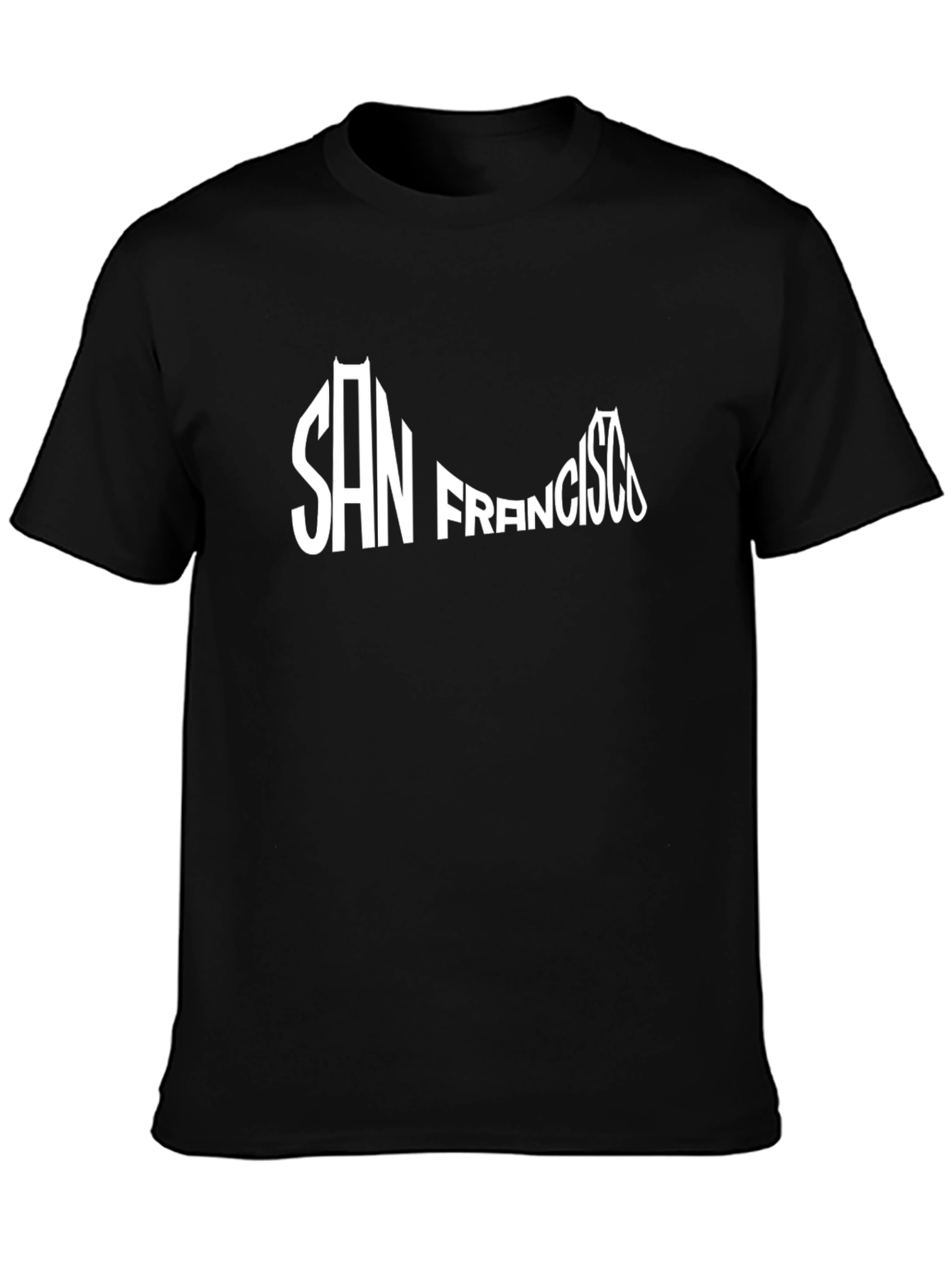 San Francisco T-Shirt - Black Graphic Print