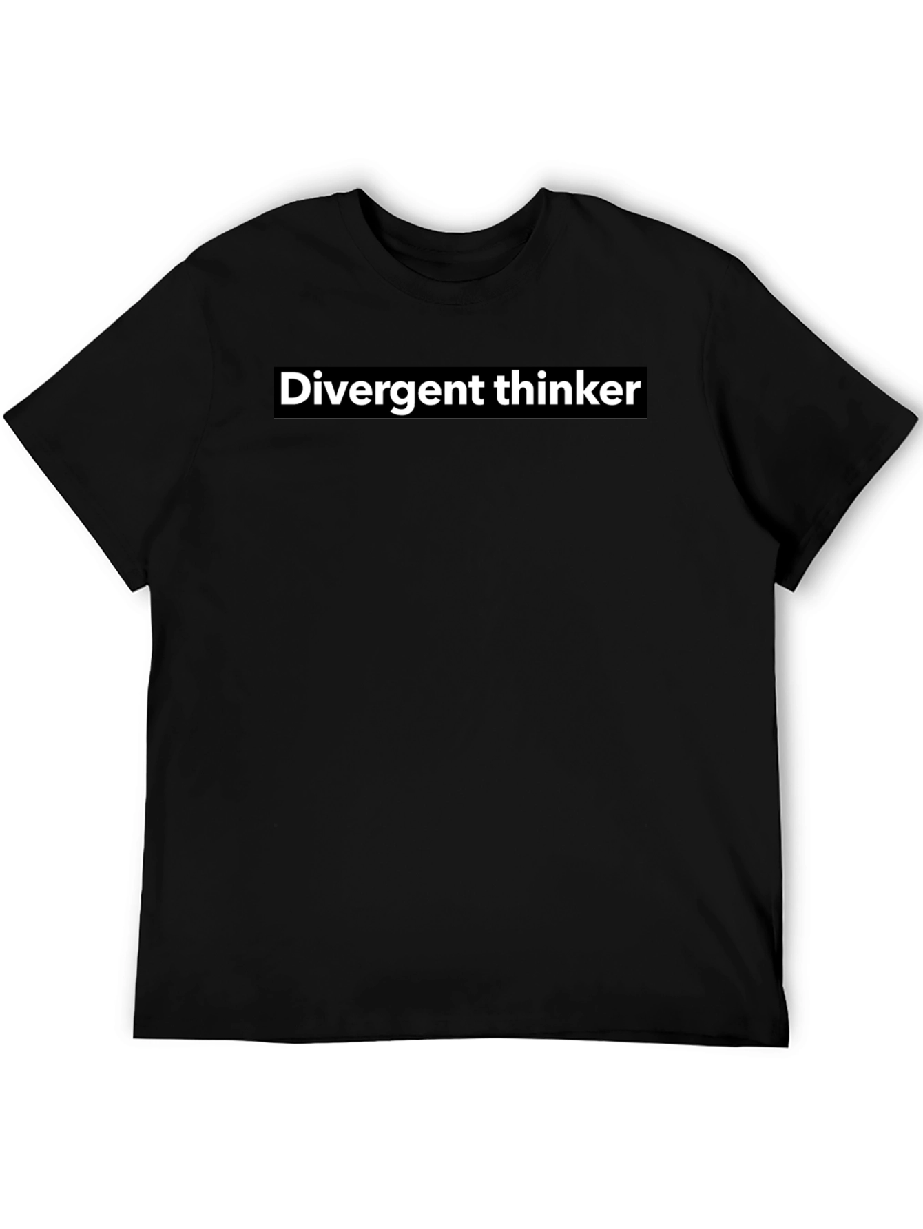 Divergent Thinker Graphic Tee - Black