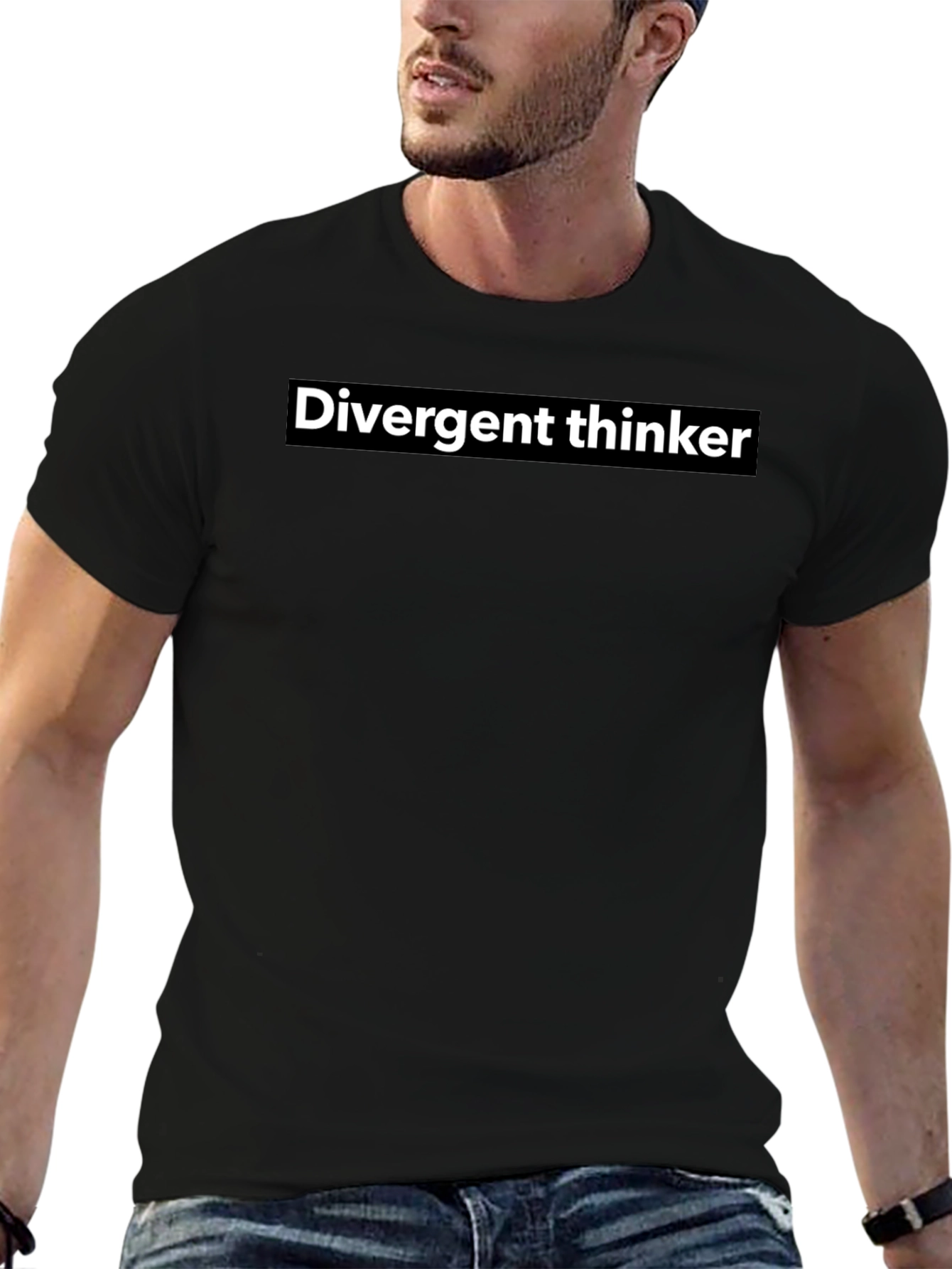 Divergent Thinker Graphic Tee - Black