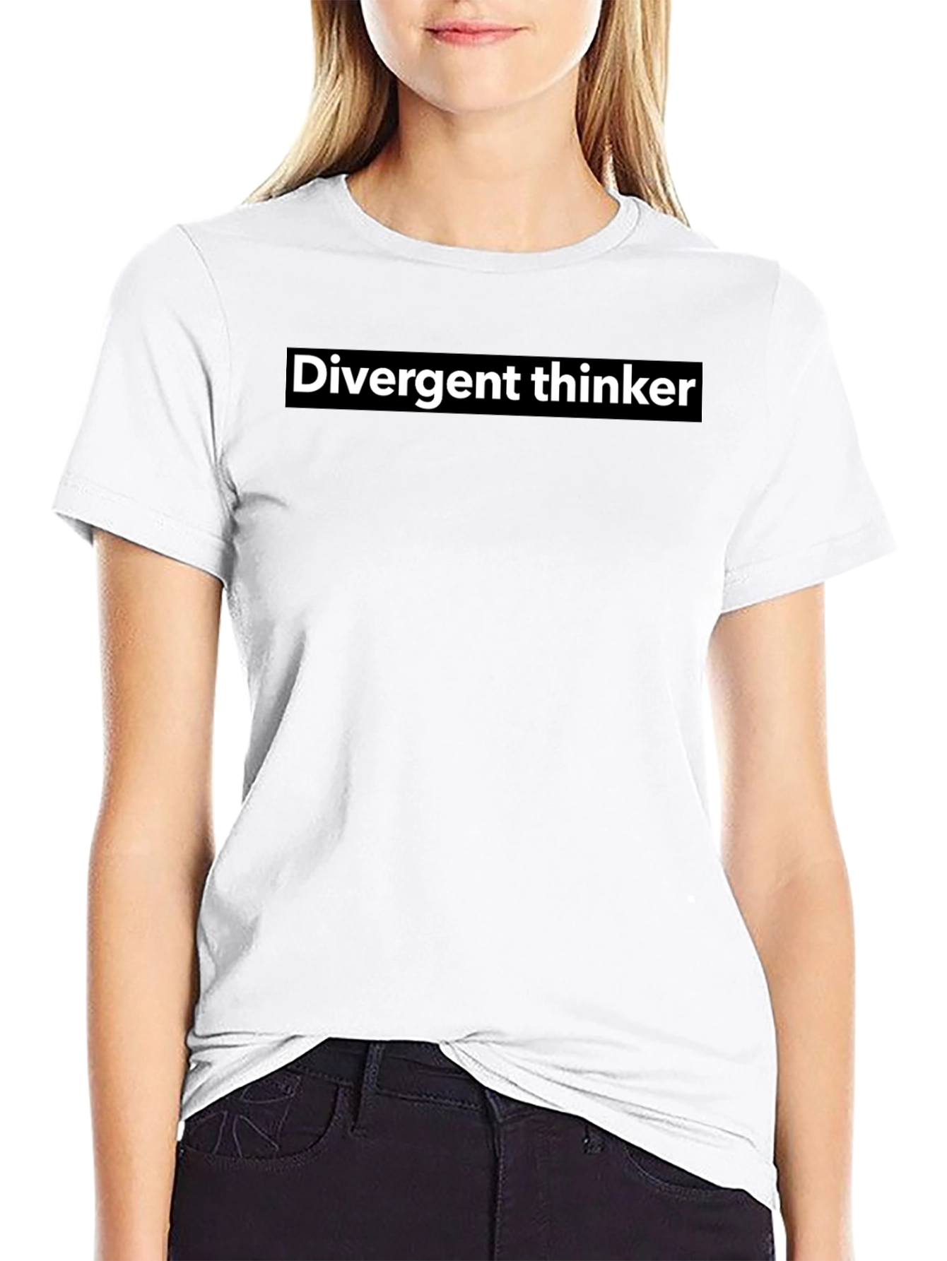 Divergent Thinker Graphic Tee - Black